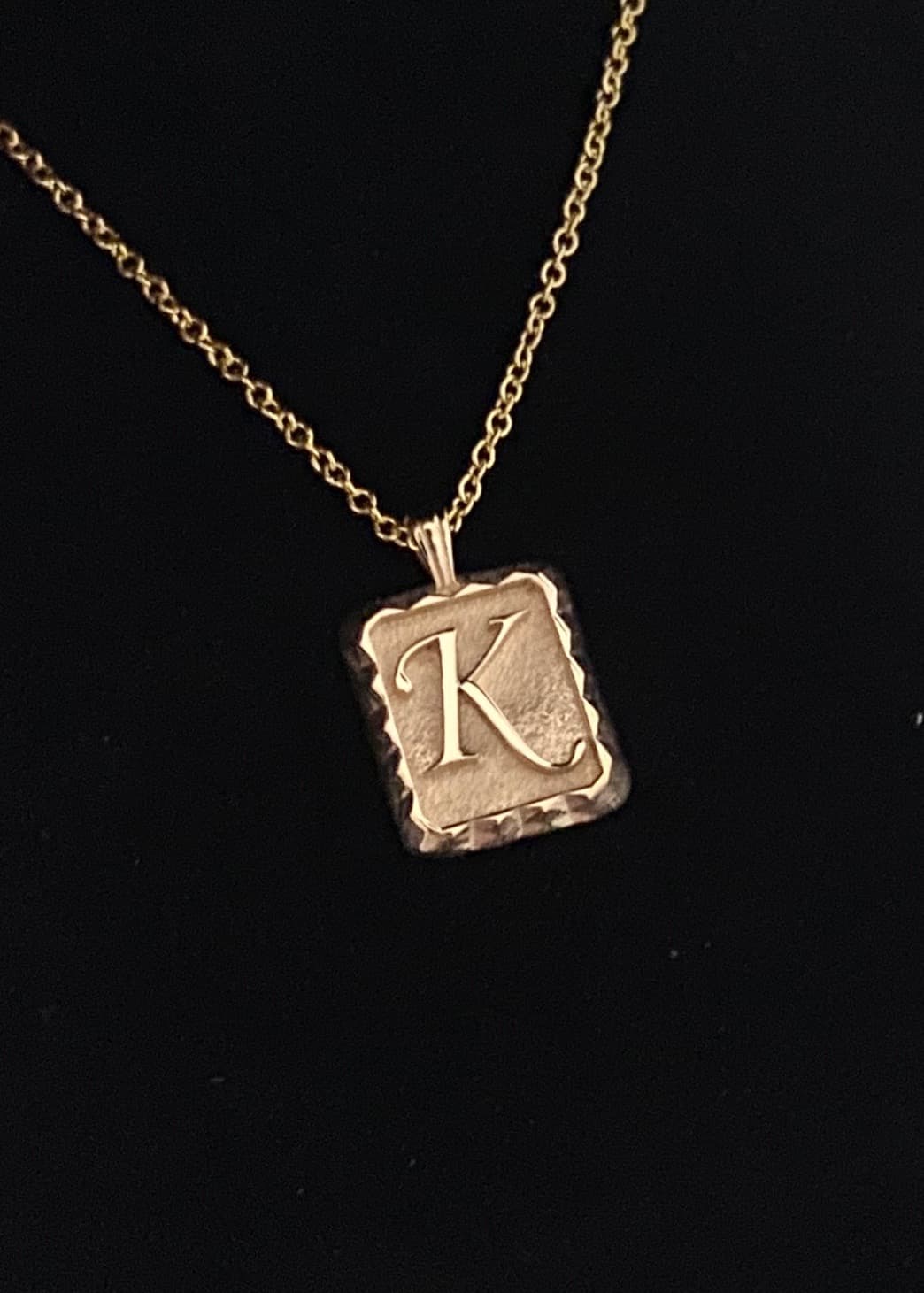 14kt
Yellow Gold Initial Pendant